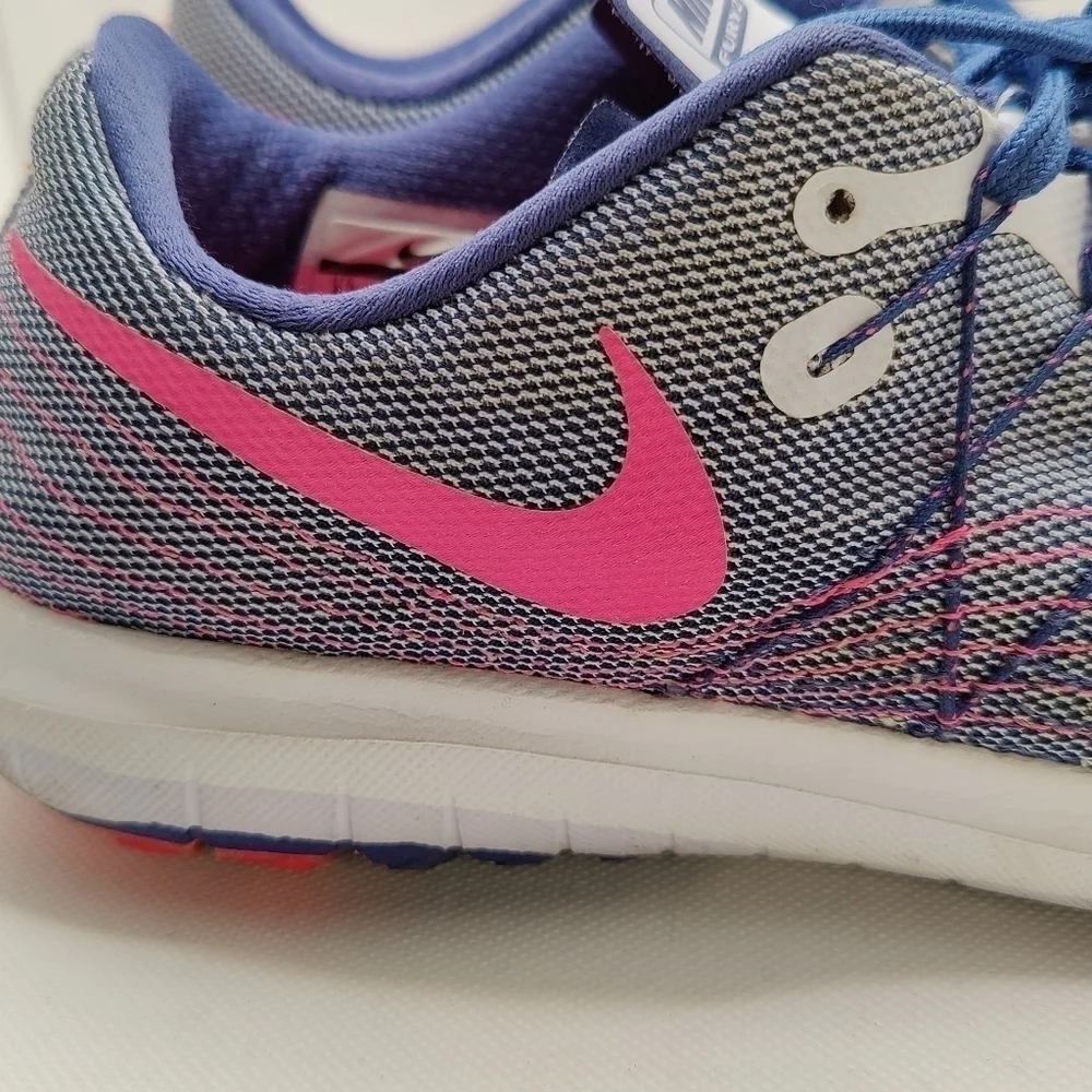 Nike Women's Flex Fury 2 Running Shoe Pink and Purple Athletic Shoes Size 9.5